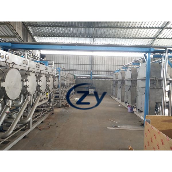 Multi Cylone Cassava Starch Making Machinery Stainless Steel Refining