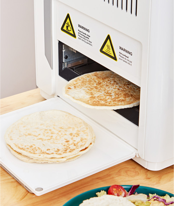 Flatbread Tortilla Roti Making Machine Automatic Roti Maker Pancake Crepe Toast Machine