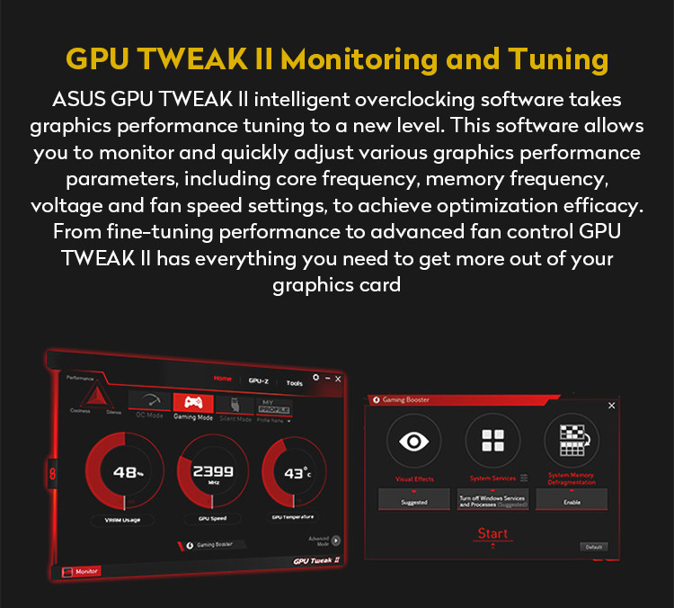 GDDR6 4G Gaming Graphics Card Fan Cooler GTX1650-O4GD6-P-GAMING