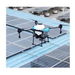 Professional Building Facade High Pressure Washing Drones Building Roof Windows