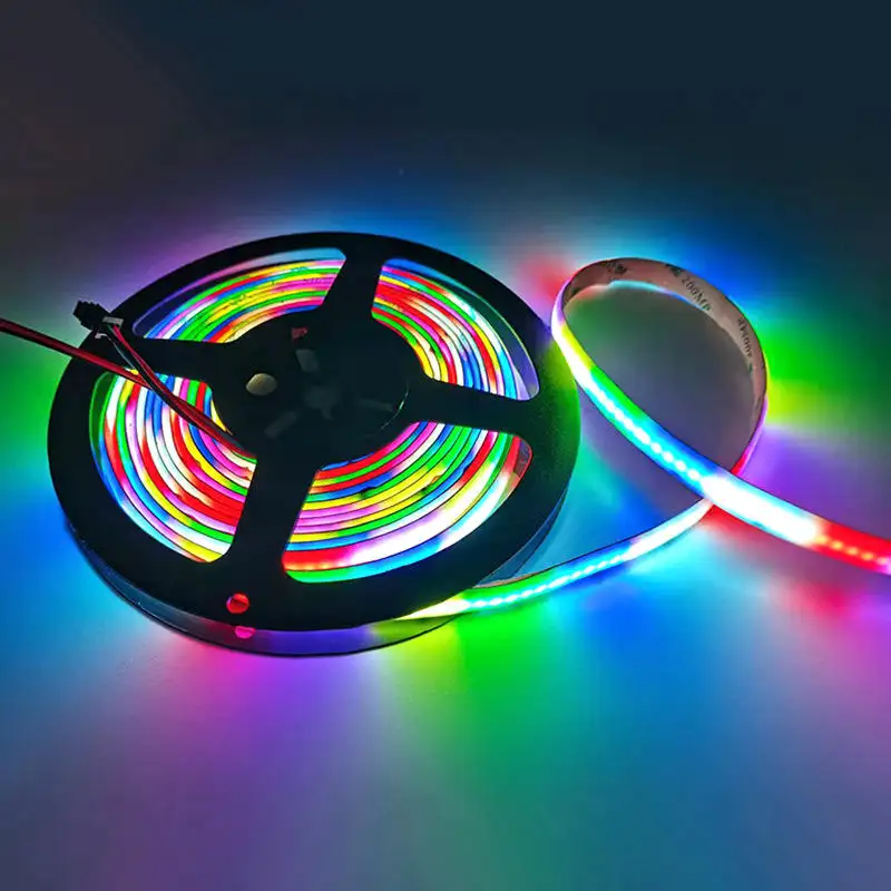 90 Ra CRI COB RGB LED Strip Light Non-Waterproof 12V 24V for Lighting Solutions Service