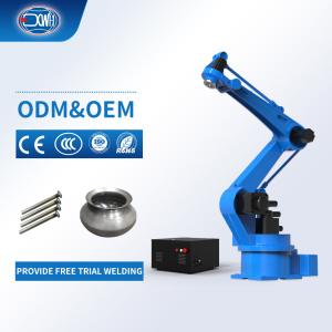 Quality Plastic Injection Pallet Stacking Robotic Arm Automatic Welding Robot Palletizer for sale
