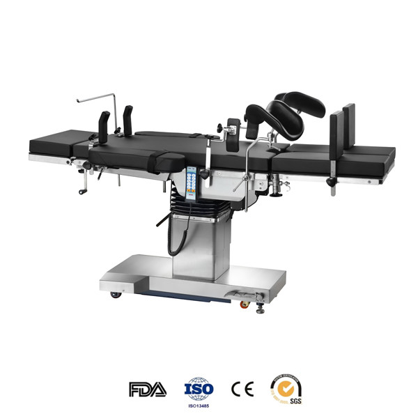 Buy 120mm Kidney 300 mm Elevation Bridge Back Memory Double Control Operating Table For Surgery at wholesale prices