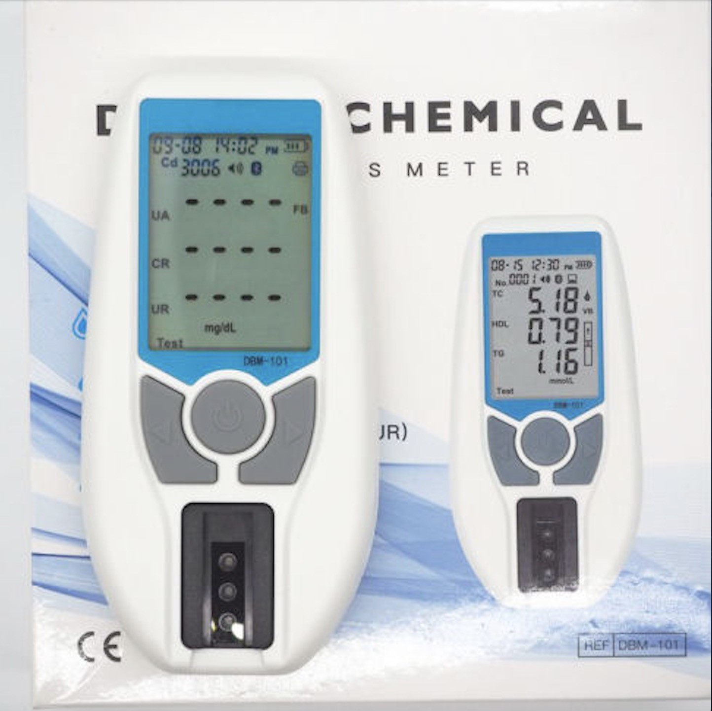Lysun DBM-101 Renal Function Test Lipid Tester 3 In 1 Cholesterol Meter