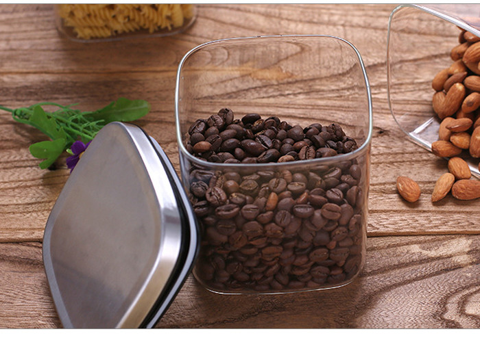 600ml 1000ml 1400ml Glass Canning Jars / Hermetic Glass Storage Jars