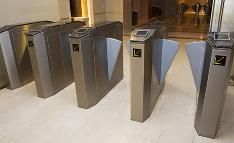 3 arm Office Building Turnstiles Controlled Access Turnstiles entrance gates OEM