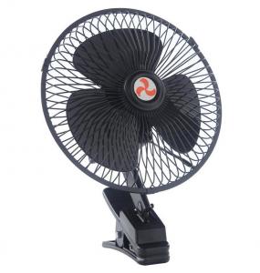 China 12V / 24V Car Cooling Fan With Half Safety Metal Guard Long Working Life on sale