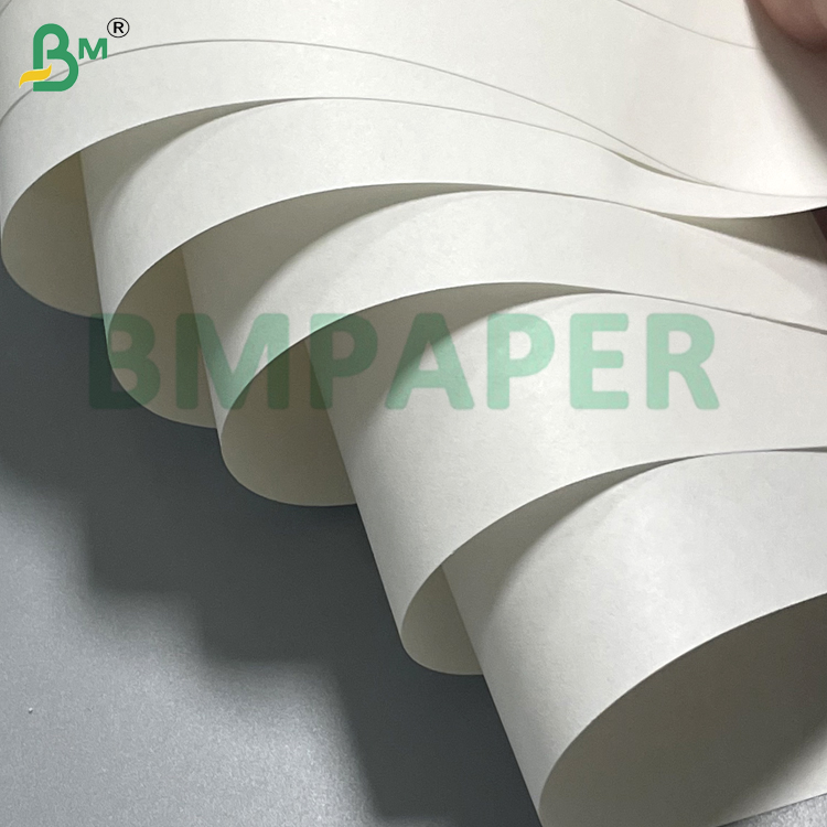 80gsm White Flexibility High Strength Sack Kraft Paper For Food Packaging Shopping Bag