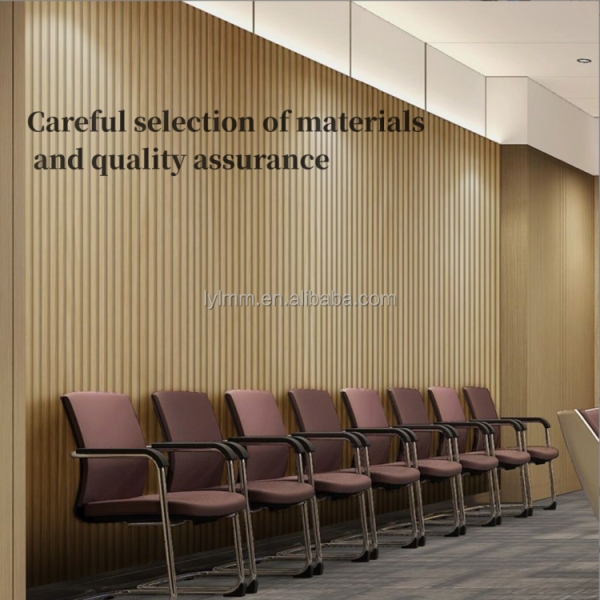Household WPC Laminated Fluted Flat Wall Solid Panel with Eco-Friendly Advantage