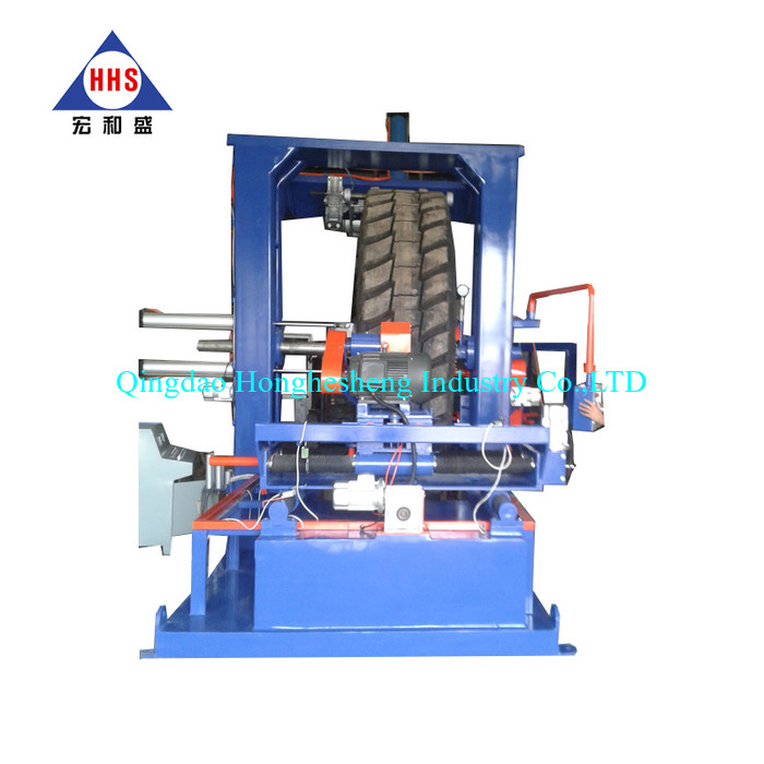 Inflatable Waste Tire Retreading Buffing Machine Tire Recycling Machine