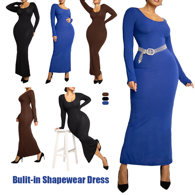 Shipping DHL EMS UPS FEDEX by Sea by Air Hexin Custom Logo Shapewear for Bodycon Dress