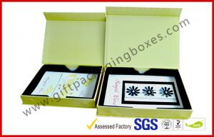 Quality Luxury Paper Rigid Gift Boxes, Magnetic Custom Printed Packaging Boxes with PS tray for sale