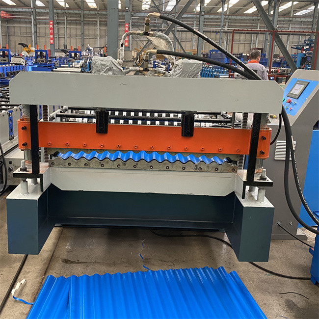 High speed 30m/min corrugated steel panel roll forming machine corrygated tile making machine