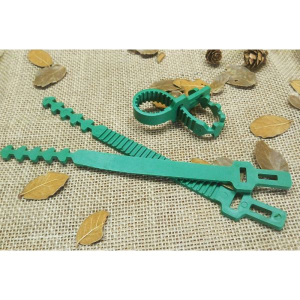 Adjustable 24cm Soft Brimmy Garden Plant Rubber Tree Ties