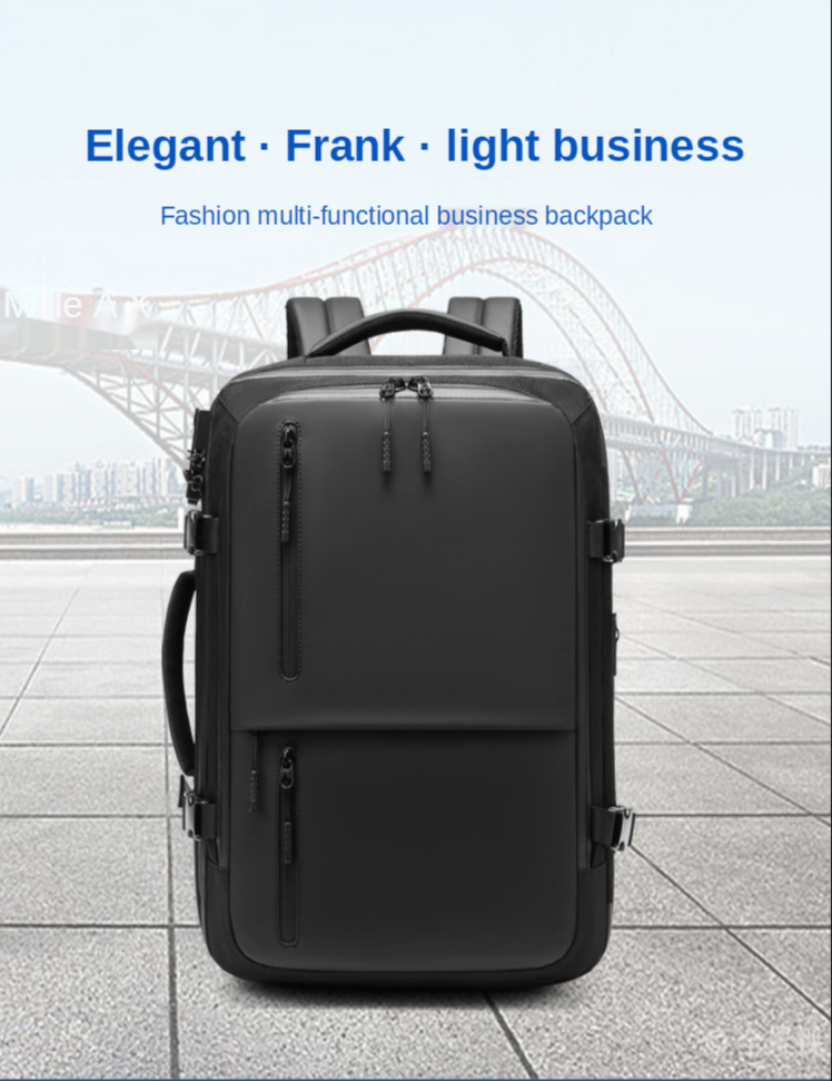 Wear Resistant Multifunctional Oxford Men Business Backpack 46*29*19cm