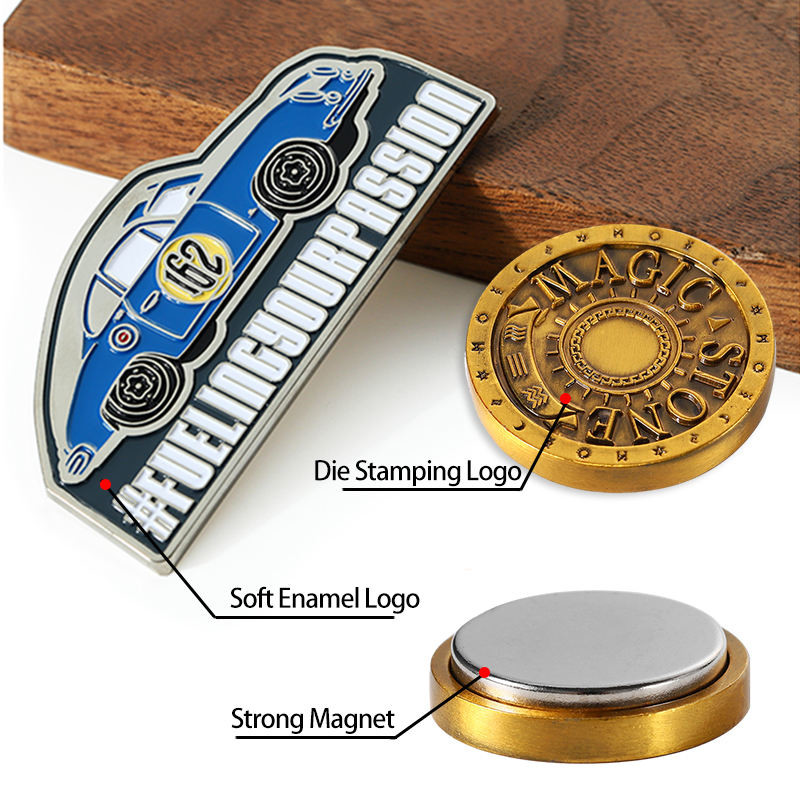Enamel 3D Refrigerator Magnets Zinc Alloy Material With Logo