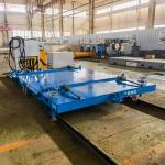 Heavy Load Customized 15 Tons Steel Battery Track Automatic Transfer Cart