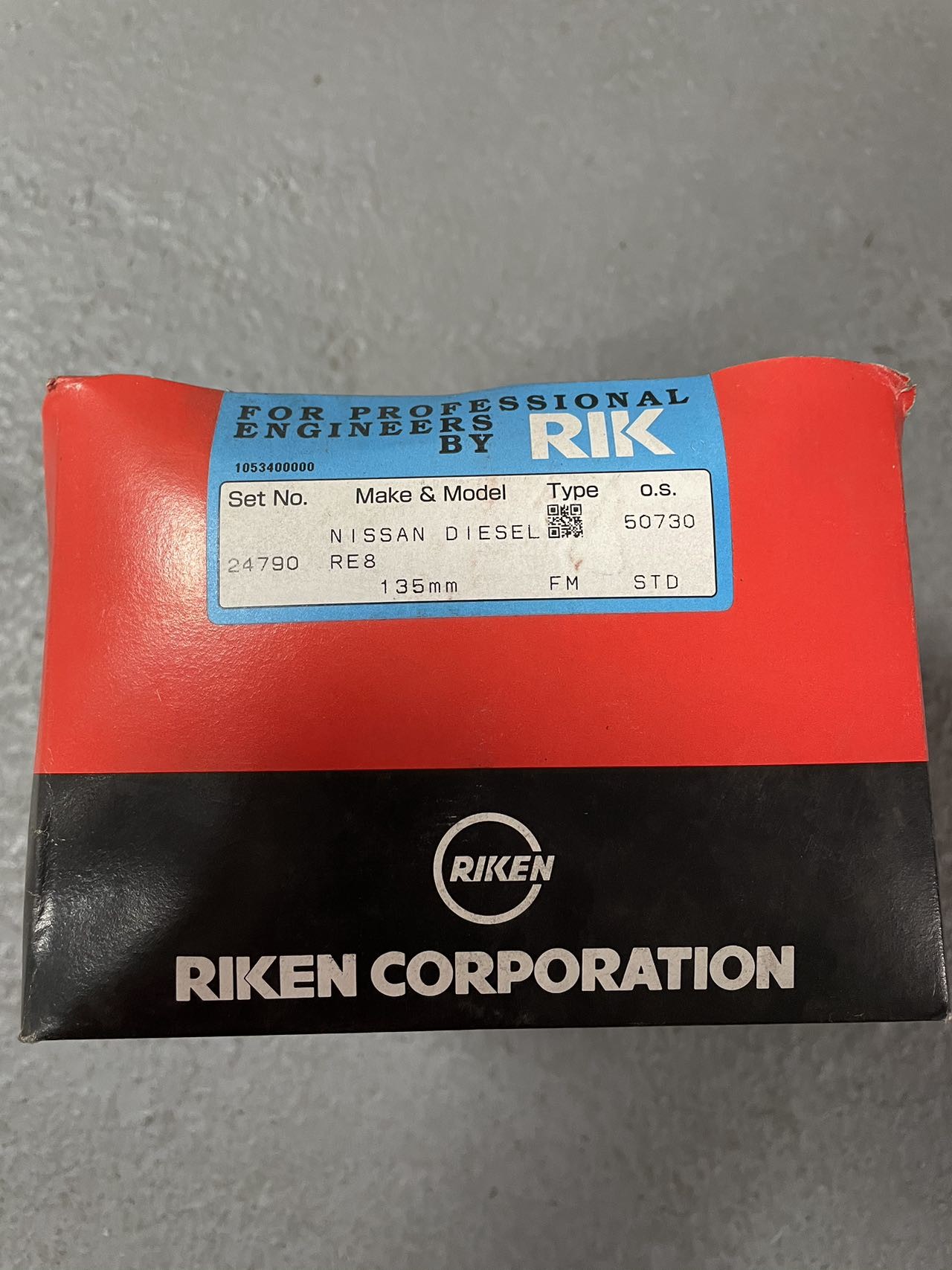 RD8 24780 RE8 24790 Nissan Diesel Piston Ring 12040-97068 RF8 24001 12040-97072 RF10 SDN31043ZZ