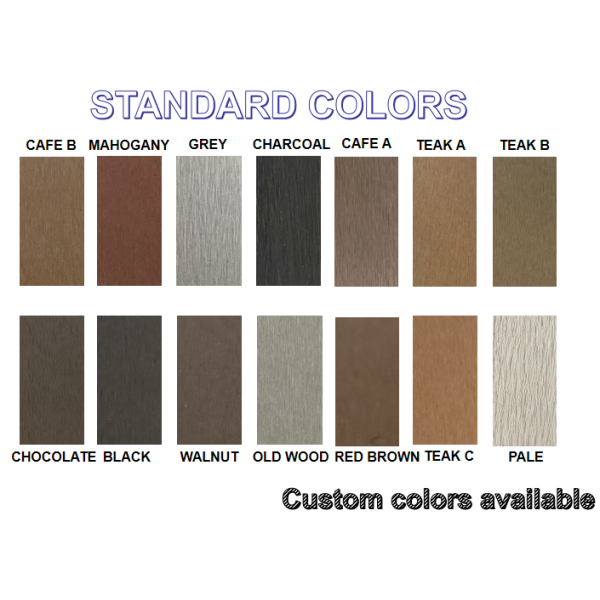ASA Capped WPC Cladding Waterproof Defies Severe Desert UV Radiation
