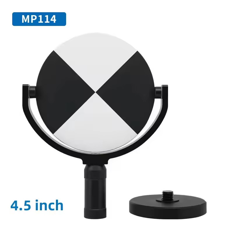 Total Station Target Reflector with 45 Degree Angle and Rotating Magnetic