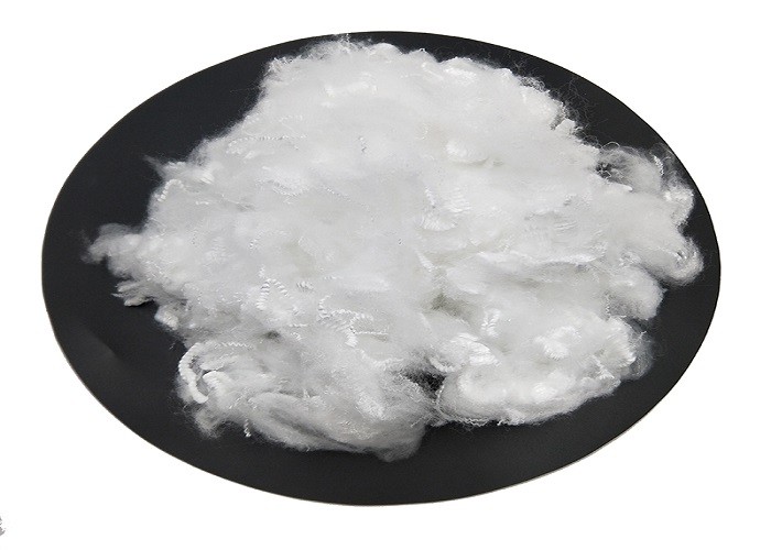 White HCS Hollow Conjugated Siliconized Polyester Fiber For Filling Sofa