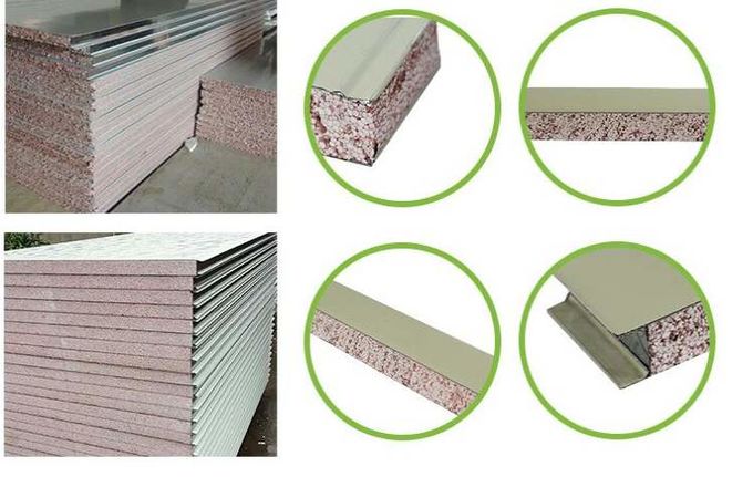 High Density Heat Insulating Fireproof EPS Propor Sandwich Panel 3