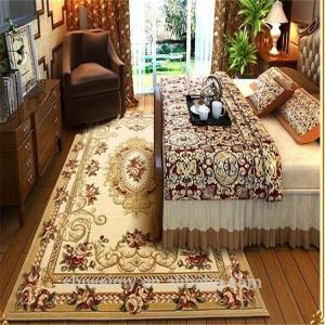 Quality Embroider machine carved rectangular wilton persian pray rug for sale