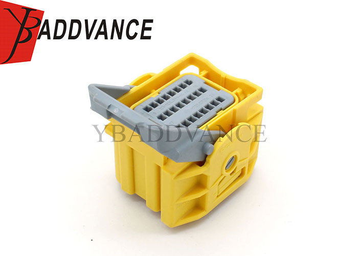 24 Pin Yellow TE Connectivity AMP Connectors With Terminals