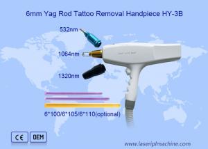 Quality Single 6mm Laser Rod Q Switch Nd Yag Laser Tattoo Removal Ipl Handle for sale