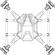 Large-load Heavy-duty Unmanned Aerial Vehicle Foldable And Portable For Multi-functional Application