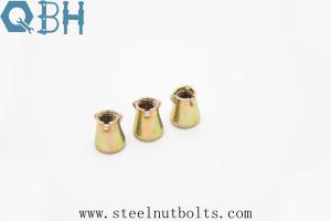 Quality Conical Nut Zinc Plating Carbon Steel Non Standard Fasteners Yellow for sale