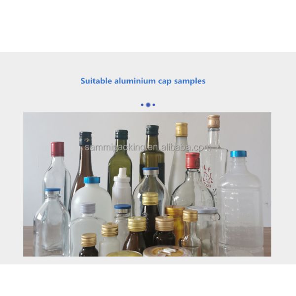 Semi Automatic DK50 Wine Ropp Capping Machine Wine Bottle Ropp Metal Screw Cover Lock Aluminum Lid Crimping Capping Machine