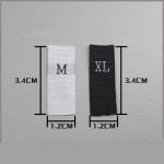 Woven clothes fabric care label sewing garment label cloth