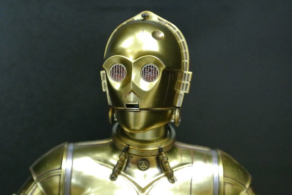 Gold C3PO Robot Star Wars Characters Toys His Eyes Can Give Out Light