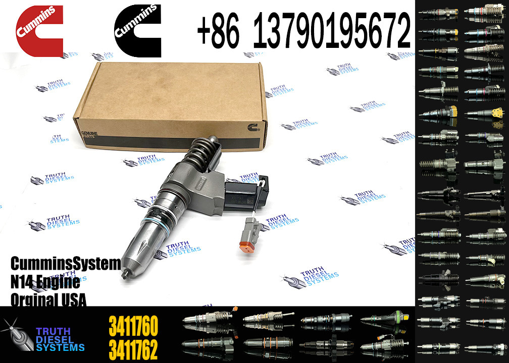 3411760 3411761 3411763 Shantui Sd22 Bulldozer Parts N14 Injector 3087807 3411765 3411766 3411767