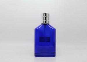 Quality Blue Color Small Refillable Perfume Spray Bottles Handsome Men Style for sale