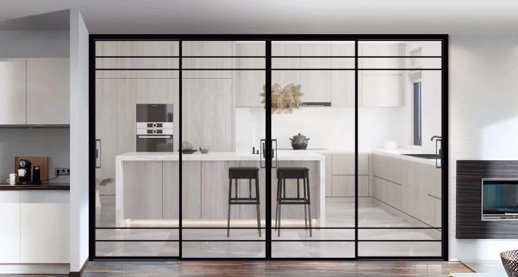 Customized 6063 T5 Aluminium Sliding Door Profiles