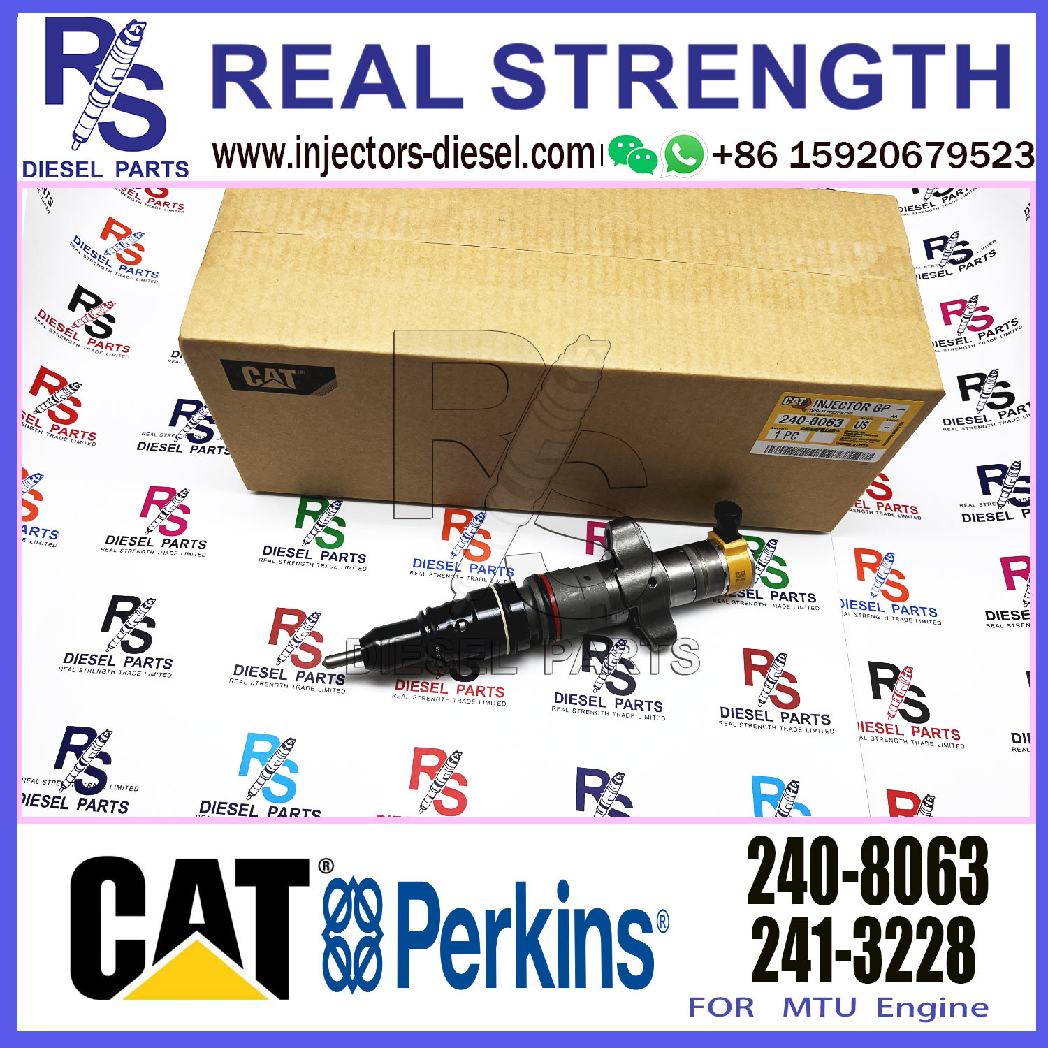 Diesel Pump Engine CAT 2352888 Common Rail Fuel Injector 235-2888 240-8063 For Caterpillar Diesel Engine C-9