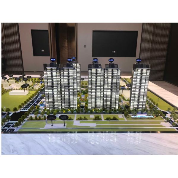 High Rise Building Architecture Models 1:100 Scale Model Architectural