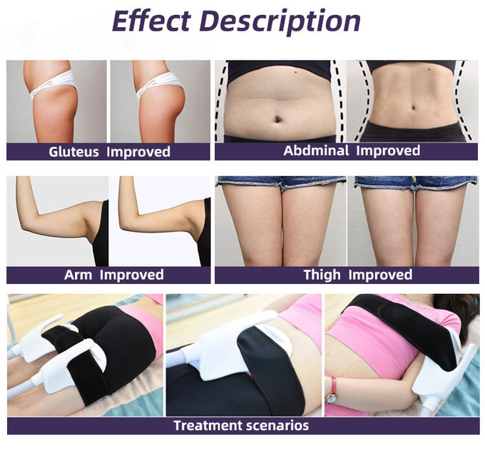 2 Handles Electric Muscle Stimulator Machine For Fat Reduction