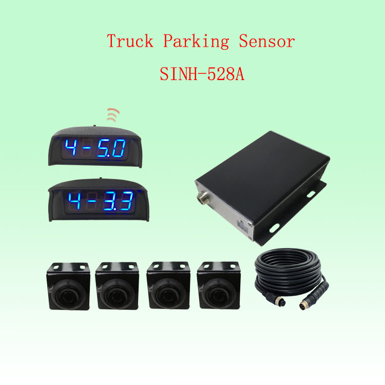 Parking sensor system for truck 12/24V Metal bumper
