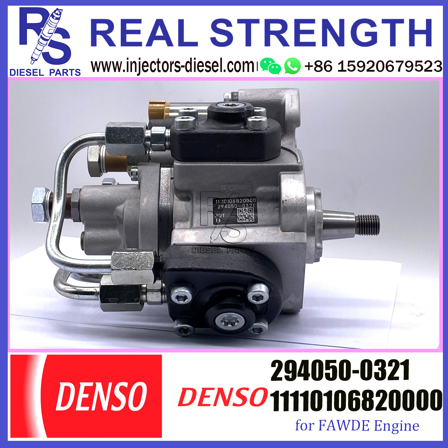 Diesel HP4 diesel engine fuel pump 2940500321 11110106820000 per FAWDE CA6DL1，DENSO pump 294050-0321 11110106820000