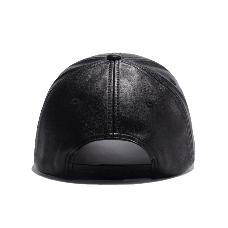 Pu Leather Curved Sports Dad Hats Unisex Customized Size / Color / Design