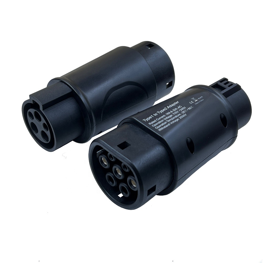 OEM PVC CE Certification Electric Vehicle Charger Type1 to Type2 Adapter Converter EV Charger