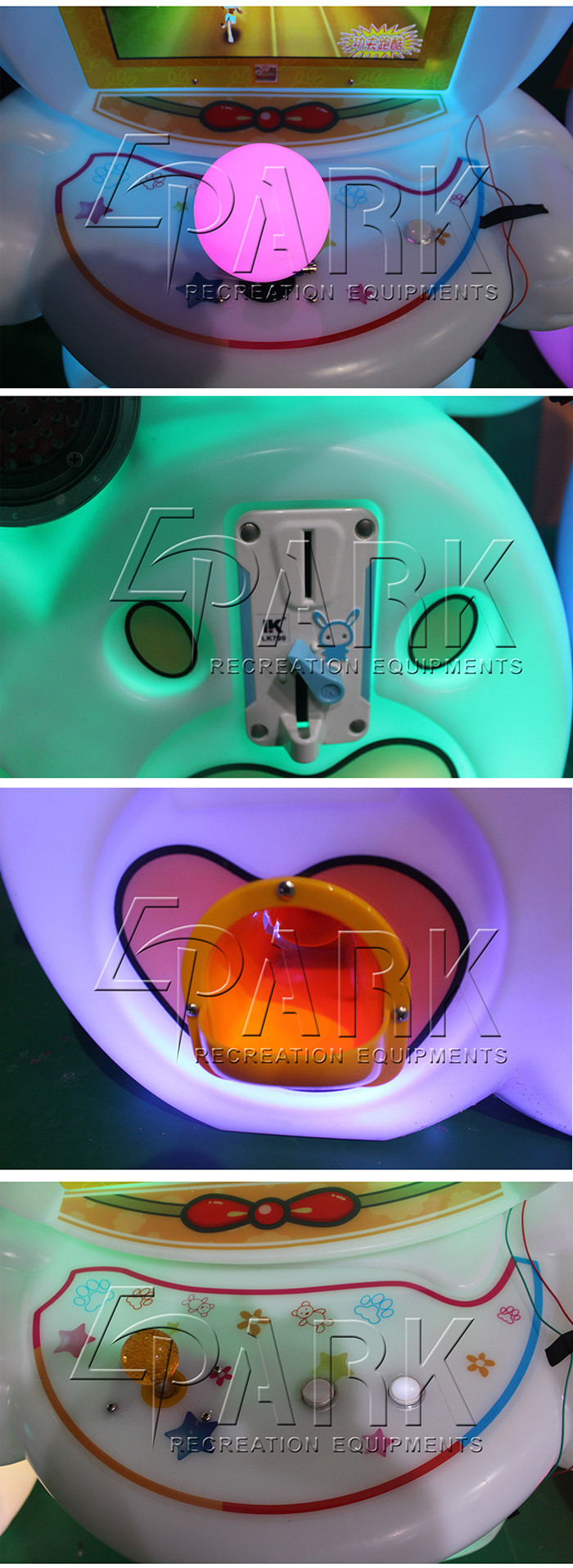 Candy bear Series Machines arcade game souvenir coin machine coin pusher
