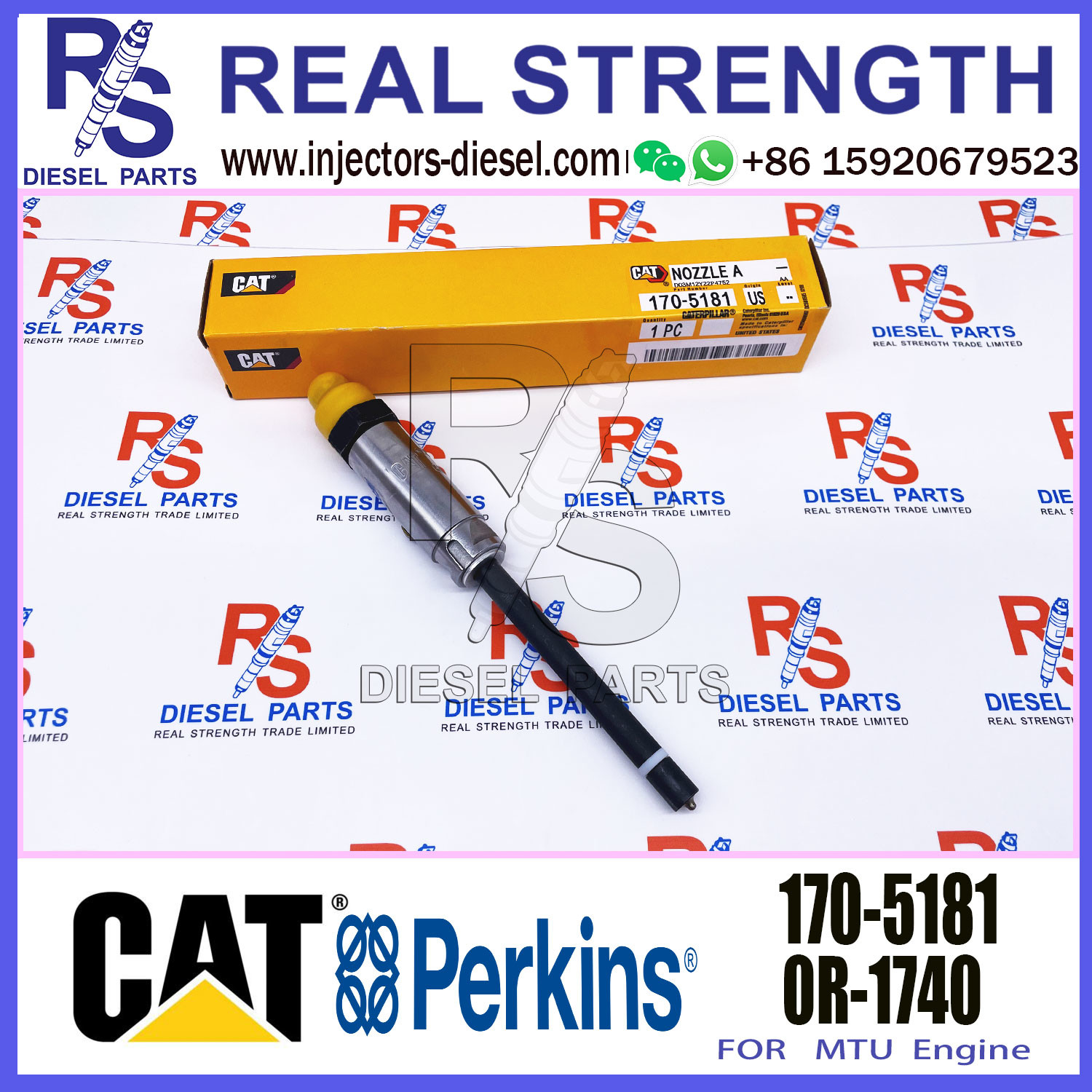 CAT 7W-7045 0R-3591 170-5181 1705181 Fuel Injector For Caterpillar