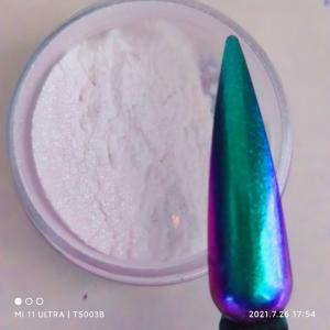 China Wholesale iridescent chrome Chameleon color shifting Aurora Rainbow Pigment for slime /craft/epoxry resin/paint/nail pol on sale