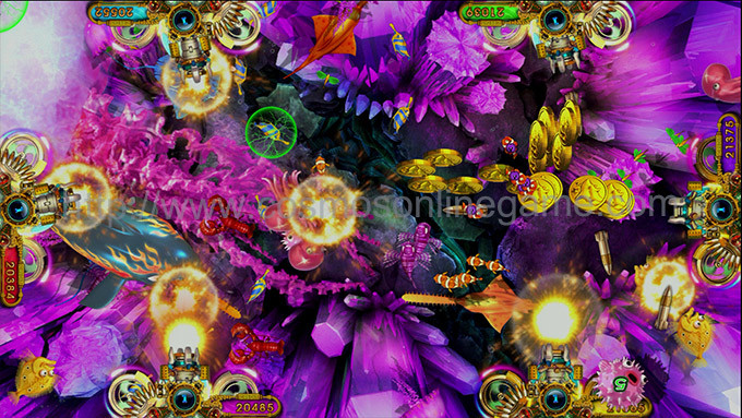 Metal Cabinet Fish Game Motherboard Ocean King 2 Ocean Monster 6 Player Arcade Machine