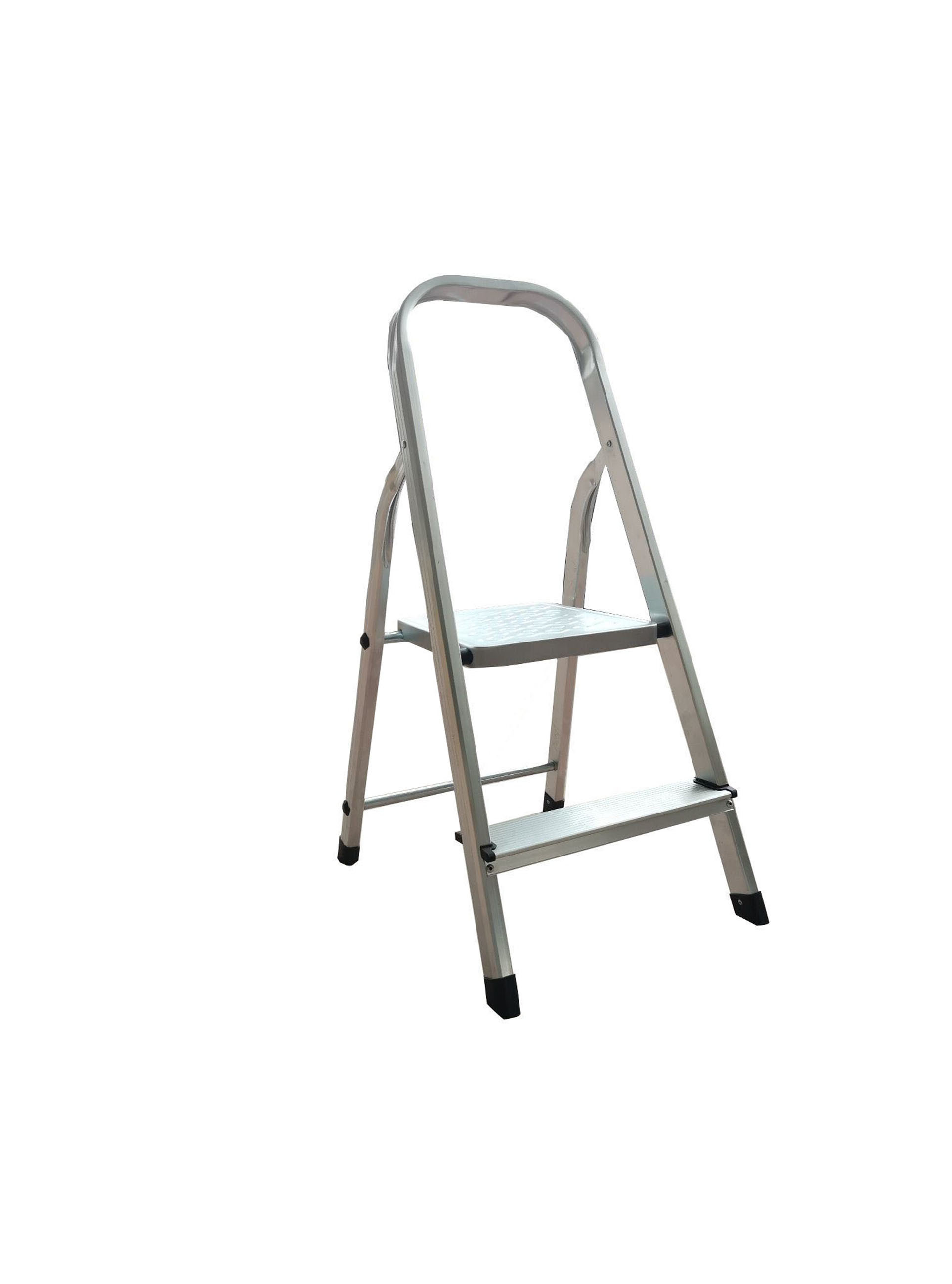 2 Steps Domestic Lightweight Foldable Aluminum Step Ladder GS