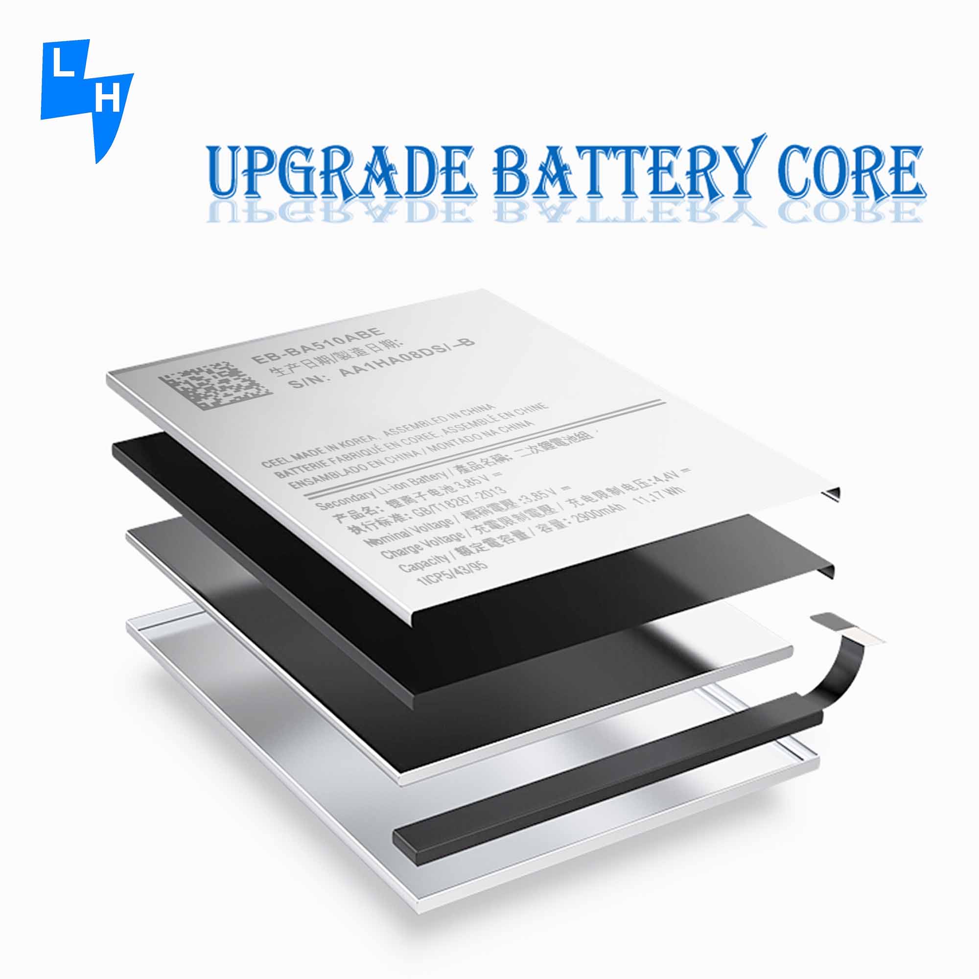 Long-Lasting EB-BA510ABE Battery for Samsung Galaxy A510 A5-2016 Double IC Protection